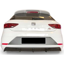 Tuning Vadisi Seat Leon Mk3.5 Difüzör Fr Uyumlu 2017-2020 Çıkışsız Parlak Siyah