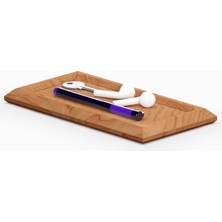 Lüks Tray -  Büyük | Kiraz Ağacından Masaüstü Kalemlik ve Aksesuar Kutusu | Woodsaka
