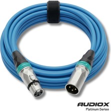 AUDIOX Platinum Series Xlr Mikrofon Kablosu Balanslı Xlr Erkek Xlr Dişi Canon Kablo