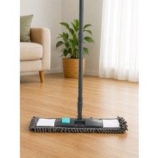 Mikrofiber Paspas Makarna Mop Seti  Saplı Toz ve Islak Zemin Temizleme APARATIVICHY-7027 40CM