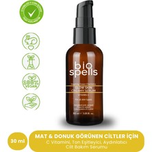 Bio Spells Glow Skin Creamy Serum 30ml - C Vitamini,  Aydınlatıcı ve Ton Eşitleyici Cilt Bakım Serumu