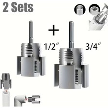 Combat 2’ Li Set Iç Dış Plastik Boru Diş Açma Seti 1/2 ve 3/4 Inç Borularla Uyumlu