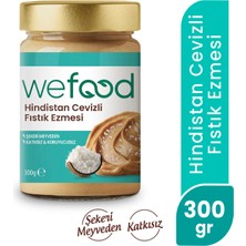 Wefood Hindistan Cevizli Fıstık Ezmesi 300 gr Katkısız Lezzet ve Doğal İçerik ile