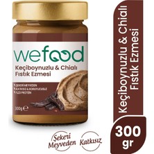 Wefood Keçiboynuzlu & Chialı Fıstık Ezmesi 300 gr