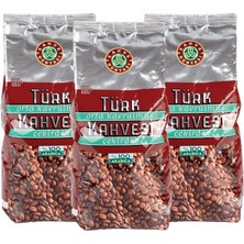 Kahve Dünyası Orta Kavrulmuş Türk Kahvesi Çekirdek 3 x 1 kg Yoğun Aroma ile Taze Deneyim