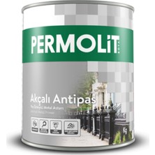 Permolit 0.75 lt Sentetik Antipas Gri Metal Astar Boyası İç/Dış Mekan Kullanımına Uygun