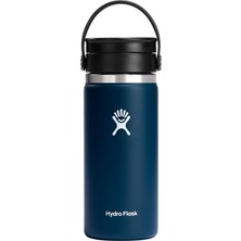 Hydro Flask Geniş Flex Sip Kapaklı Termos 473 ml (16 Oz) - Indigo Lacivert