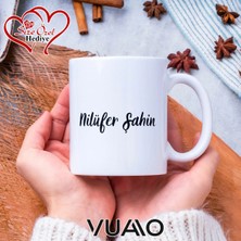 Vuao Isme Özel Kupa Bardak Kişiye Özel Isimli Yazılı Kupa Bardak Iş Arkadaşına Ofis Hediyesi Yeni Iş Tebrik Kupası Kadın Erkek Hediye Kişiselleştirilebilir Tasarım Çay Kupası Premium Dayanıklı Baskı Kupa