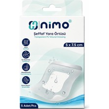Nimo Şeffaf Yara Örtüsü 5x7,5 cm 5li