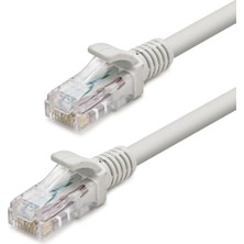 Aslanoğlu Store Cat6 Ethernet Patch Kablosu 1 Gbps 250 Mhz 40 M - Gri HDX5012