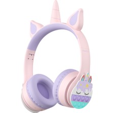 Havit H626BT Pro Bluetooth Çocuk Kulaklığı - 85DB, Bluetooth 5.4, Unicorn ve Araba Tasarımlı Kulaklık