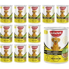 Die Grup Tavuklu ve Jöleli Konserve Mama, 400 gr x 12 Adet Set