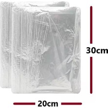 Jokey Ambalaj 20X30CM Esnek Dayanıklı Bantsız 8mic. Naylon Bakliyat Poşeti Aksesuar Torbası (1kg)