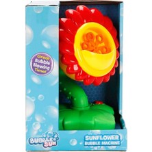 PopŞeker Bubble Sun Ayçiçeği Şekilli Köpük Makinesi + 500 ml Solüsyon Hediyeli