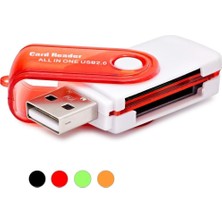 Aslanoğlu Store Card Reader USB All In One Çok Renkli HDX7022