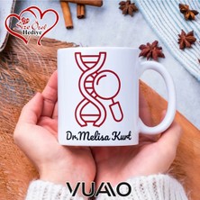 Vuao Doktora Özel Isimli Yazılı Kupa Bardak, Kişiye Özel Baskılı Isme Özel Kupa - Doktor Arkadaşa Eşe Hediye Isim Yazılı Kupa - Doktorlara Kupa Bardağı Çift Taraflı Baskılı Sağlık Çalışanı Meslek Kupası