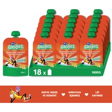 Hero Goodies Muz Portakal Bisküvi 100g x 18 adet (Boyama Kitabı & Pastel Boya Hediyeli)
