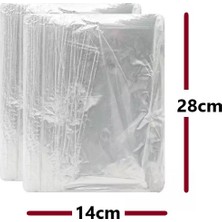 Jokey Ambalaj 14X28CM Esnek Dayanıklı Bantsız 8mic. Naylon Bakliyat Poşeti Aksesuar Torbası (1kg)