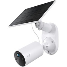 TP-Link Tapo C410 KIT | Bataryalı Güvenlik Kamerası Kiti | 2K 3MP QHD | Renkli Gece Görüşü | Şarj Edilebilir | IP65 Su Geçirmez | 110° Geniş Açılı Lens | Güneş Paneli Dahil | Yerel ve Bulut Depolama