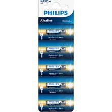 Philips Alkalin 12V A27 MN27 Uyumlu Kumanda Pili - 8LR732P5B/10 - 5'li Set