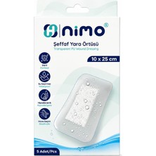 Nimo Şeffaf Yara Örtüsü 10X25 cm 5li