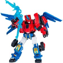 PopŞeker Dinoster Dönüşebilen Robot Raptor Bolt Wing - 22 cm 30+ Eklem Hareketli Figür