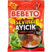 Bebeto Küçük Ayıcıklar Yumuşak Şeker Jelibon 80 G  3 Adet