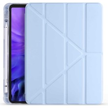 MobaxAksesuar Apple iPad 8. Nesil 10.2 Kılıf Kalem Bölmeli Trifolding Case A2270 A2428 A2429 A2430