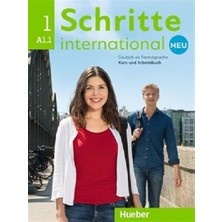 Hueber Schritte International 1 Neu A1.1 Almanca Eğitim Seti Üniversite Hazırlık İçin Ciltsiz Kitap
