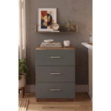 Yurudesign Vario C Ofis 3 Lü Keson Barok-Antrasit VO3-BA