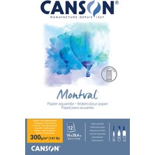 Canson Montval Suluboya Defteri 160 x 284 Mm, 300GR 12 Yaprak - Story Size