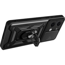 Easera Ticaret Mey Ithalat®   Poco X6 Kılıf Pars Lens Yüzüklü Silikon - Kırmızı