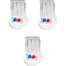 Lummed Triflo 3 Adet Solunum ve Nefes Egzersiz Cihazı Hafif ve Dayanıklı Özelliklerle