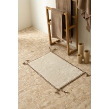 İrya Vina Tekli Banyo Paspası Bambu 50X80 cm Açık Bej