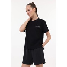 Lumberjack Wb 11ANNA-T Siyah Kadın Kısa Kol T-Shirt