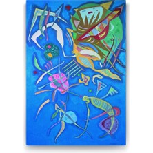 Kandinsky - Silent Harmony Tablosu - 100X140CM