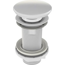İz Yapı İzyapı Taşma Deliksiz Seramik Lavabo Sifonu 100 mm Beyaz Renkli Kolay Montaj Özelliği