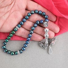 Lapisdo Isıya Göre Renk Değiştiren Orijinal His Taşı Metal Imameli Küre Kesim 8mm Tesbih