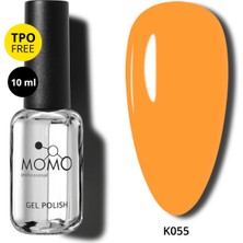 Momo Professional Kalıcı Oje K055, Açık Turuncu, 10 ml