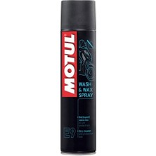 Motul E9 Wash&Wax Hızlı Sprey Temizleyici 400 ml Su Kullanımına Gerek Olmadan Derinlemesine Temizlik