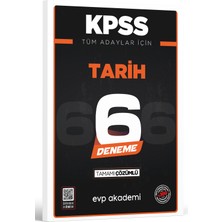 Kpss Tüm Adaylar Için Tarih 6 Deneme Tamamı Çözümlü Evp Akademi