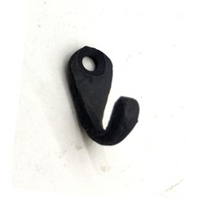 Aslanoğlu Store Antika Tarz Dekoratif Pirinç Tekli Mini Askı - 27X11 Mm, Oksit
