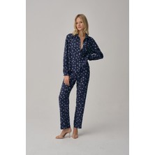 Pierre Cardin Braletli Vegan Kadın Ipek Pijama Takımı - LX.25234
