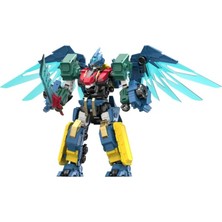 PopŞeker Dinoster Heroes Serisi Metatron Dönüşen Robot - 22 cm Büyük Boy Aksiyon Figürü