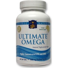 Nordic Naturals Ultimate Omega 60 Soft Gel 1100 mg EPA ve DHA İçeren Yumuşak Jel