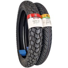 TDT Tyres 90/90-18 ve 275-18 (Tubeless - Dubleks) Blaster Ht /sprint Lastik Takımı