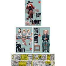 Gerekli Şeyler Yayıncılık Spy x Family 12-13-14. Ciltler Manga Seti (Manga Ayracı ve Özel Cetvel Hediyeli)