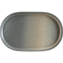 Bonna Porselen Bonna Hornfels Ripple Oval Tabak 15 cm 2 li
