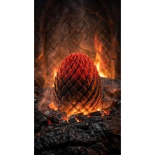 Serinal Büyük Boy Dragon Yumurtası Fidget Oyuncak | 3D Baskı Ejderha Yumurtası