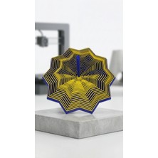 Eclipson Skyward 3D Baskı Geometrik Topaç | Dönen Stres Oyuncağı Spin Top